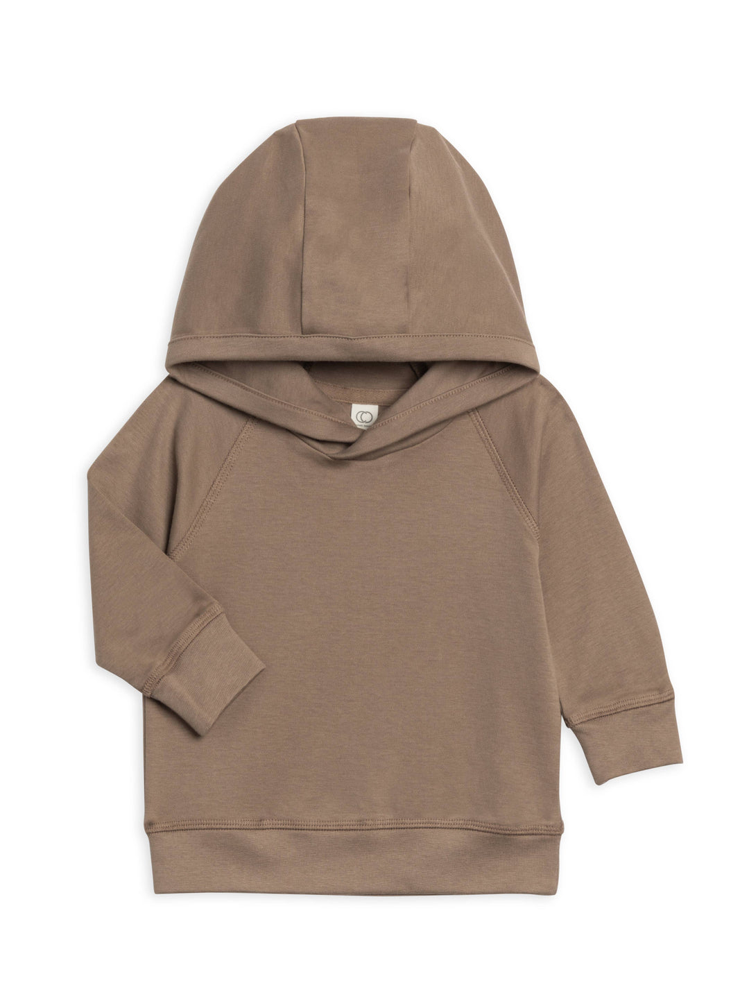 Colored Organics - Organic Baby & Kids Madison Hooded Pullover - Taupe